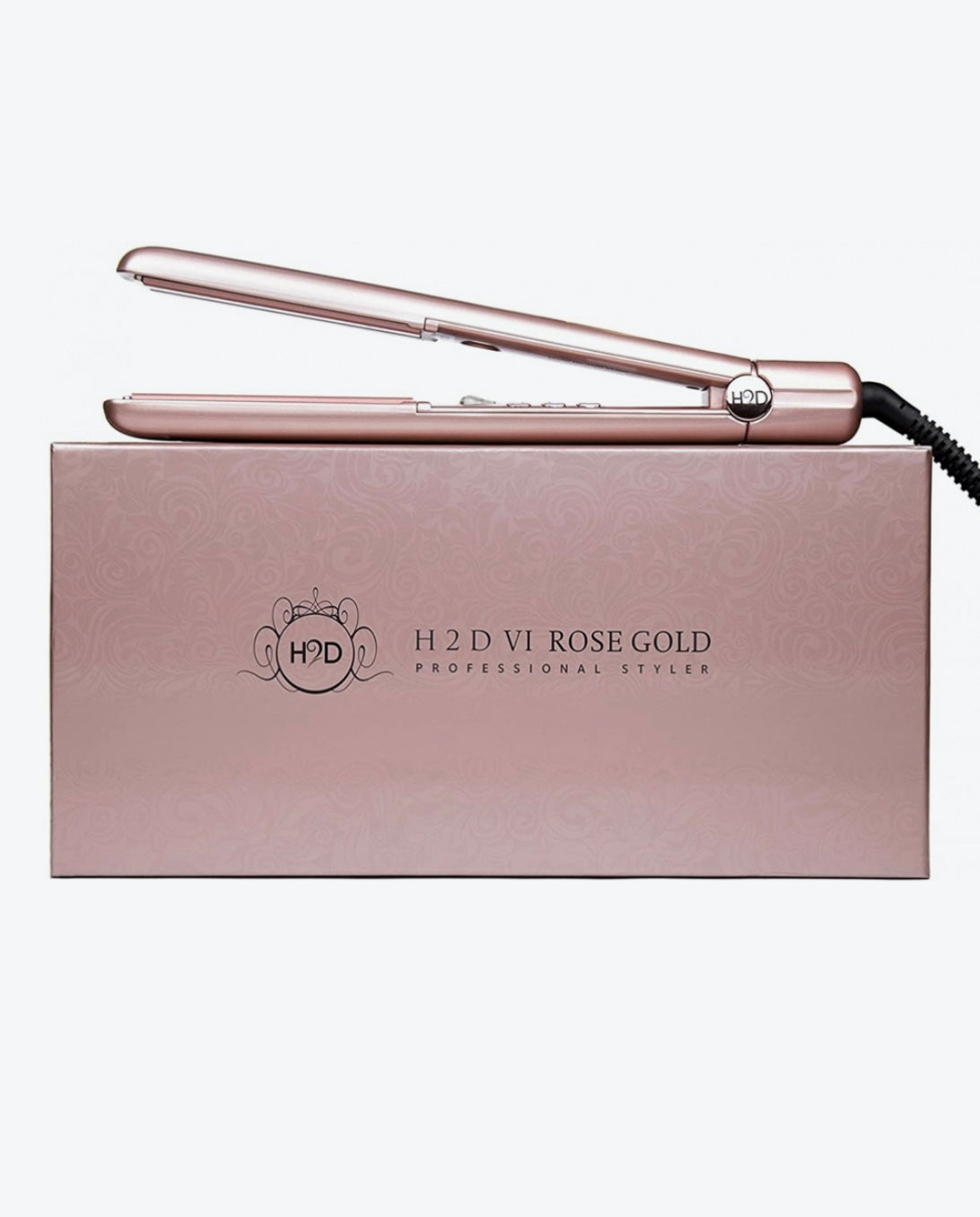H2D VI Rose Gold Ionic Hair Straightener