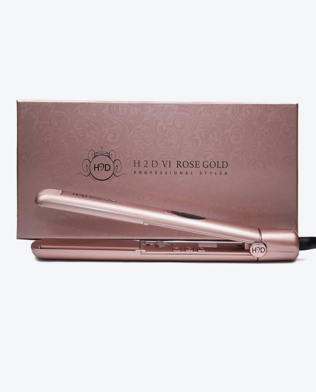 H2D VI Rose Gold Ionic Hair Straightener